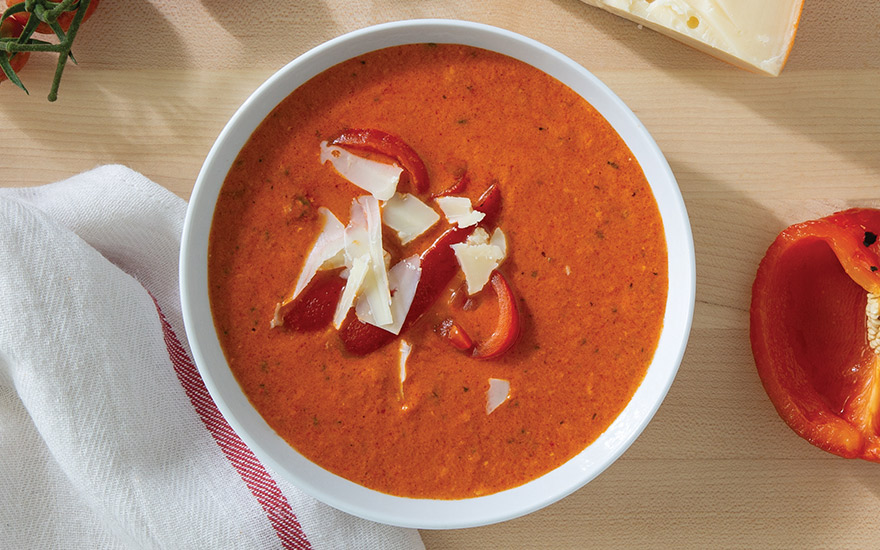 One SKU, Many Uses: Roasted Red Pepper & Smoked Gouda Bisque